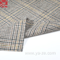 double-faced plaid tartan check tweed fabric for Coat